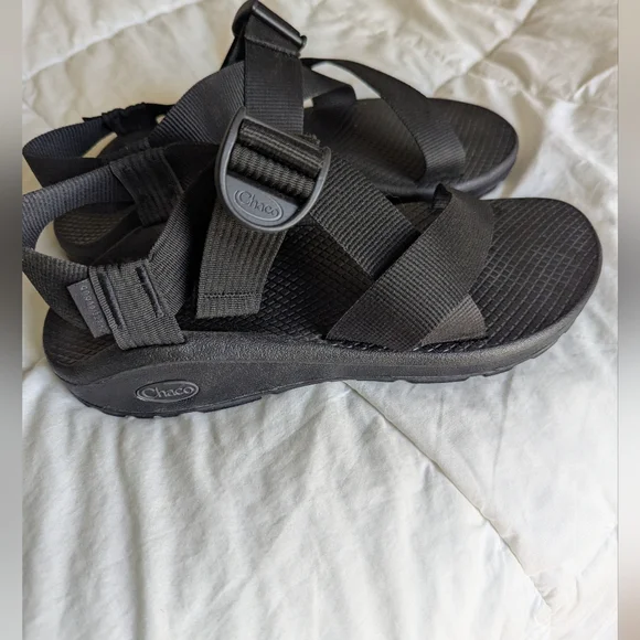 Chaco Black Adjustable Sandals - Picture 1 of 4